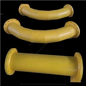 Кољенаста цев обложена глиницом керамиком