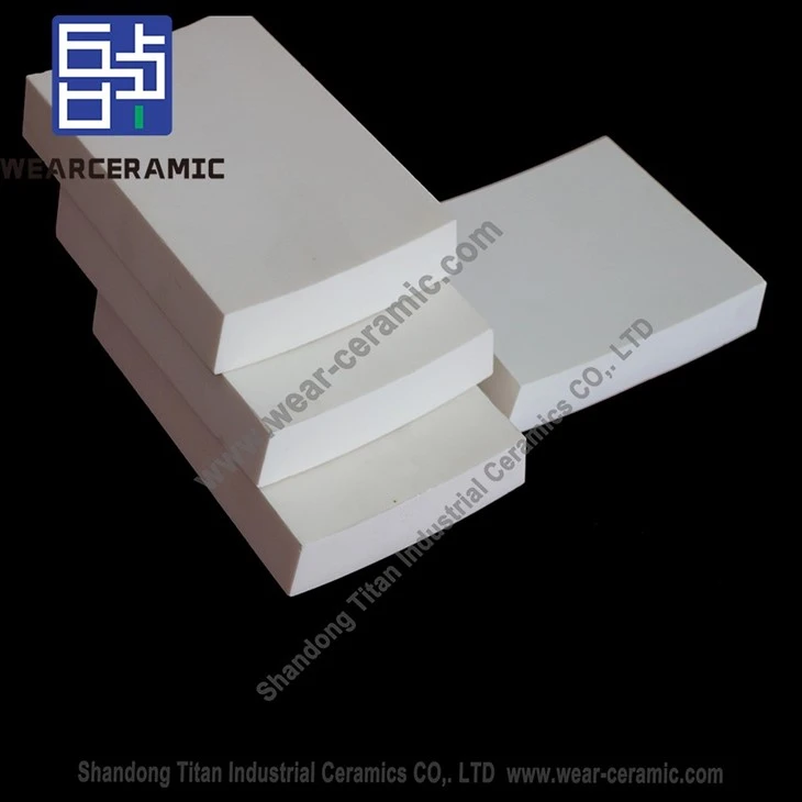 High Impact Resistance Zirconium Aluminum Ceramic Lining Plate